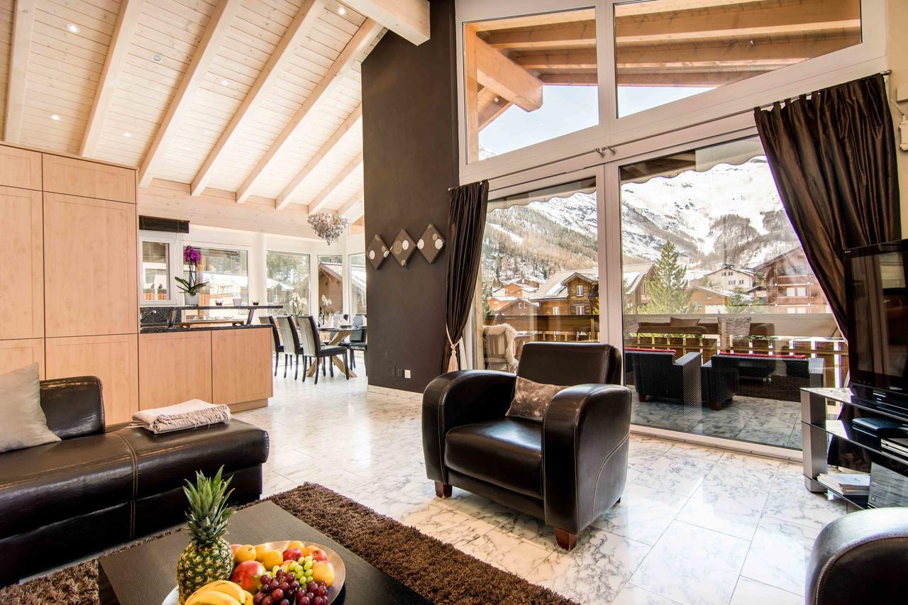 Chalet Sunshine Saas-Fee Luaran gambar
