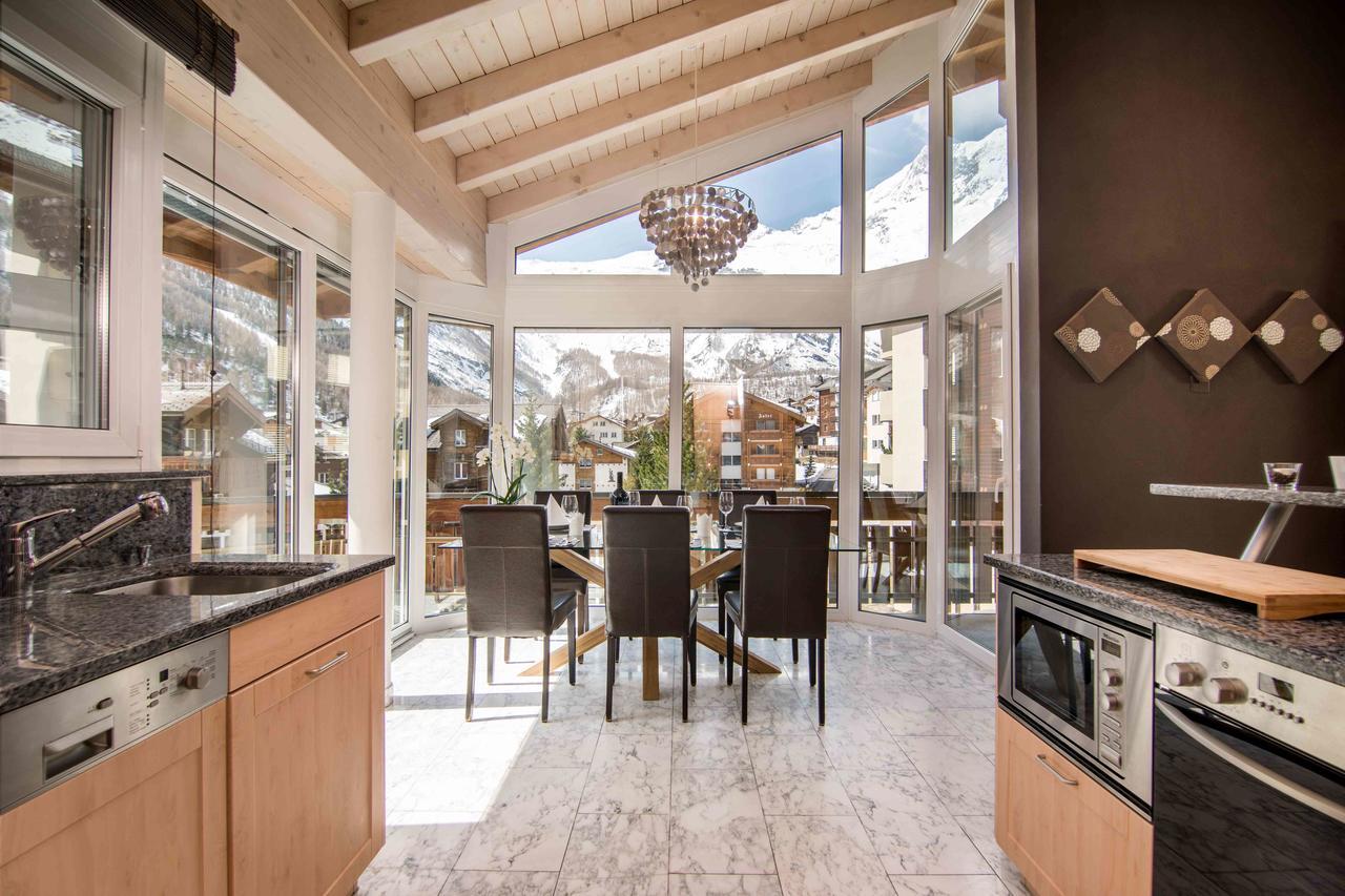 Chalet Sunshine Saas-Fee Luaran gambar